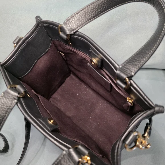 Coach Black Leather Handbag - Picture 3 of 5